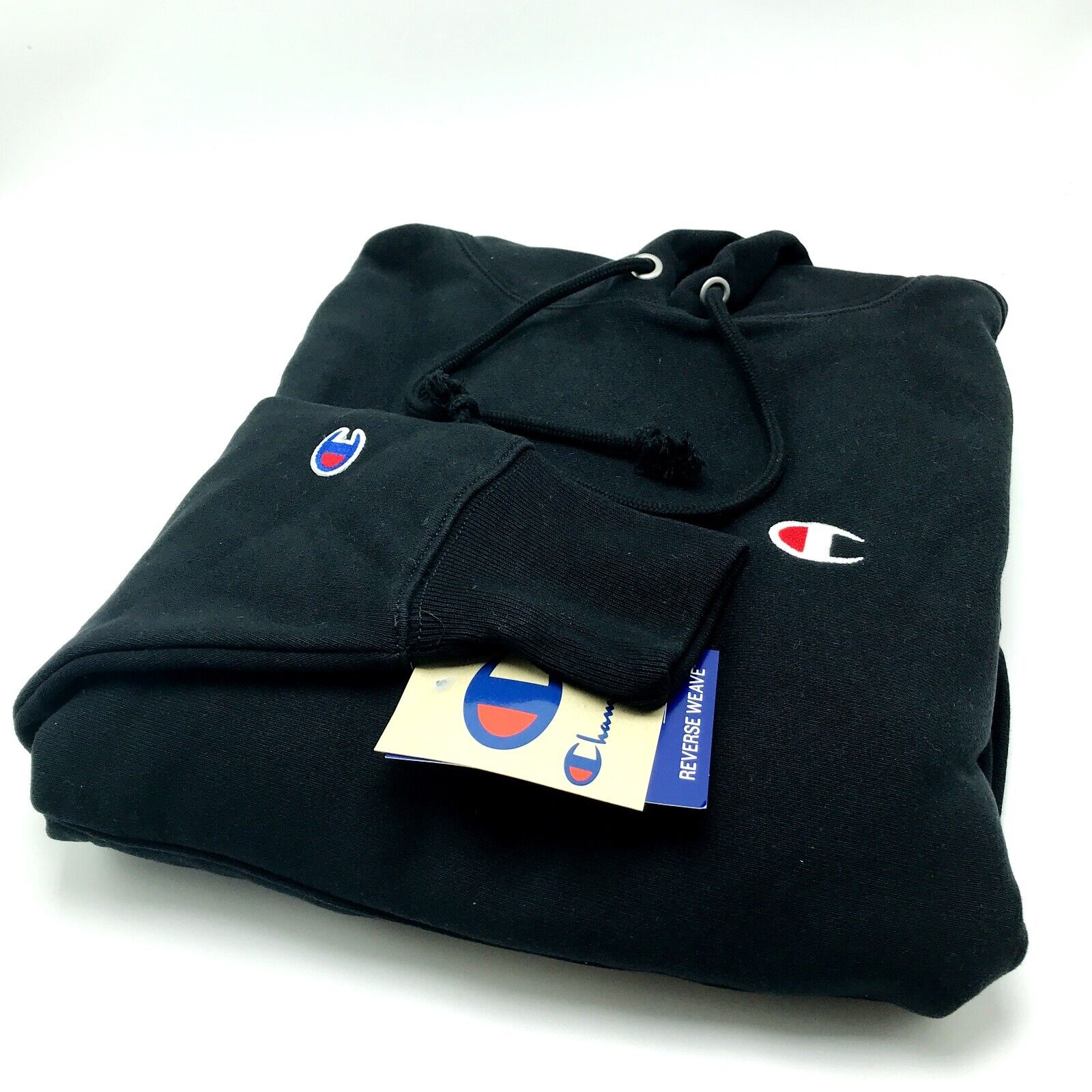 NEW* MEN CHAMPION REVERSE WEAVE HOODIE BLACK (GF68 Y06145 NEW* MEN CHAMPION REVERSE WEAVE HOODIE BLACK (GF68 Y06145