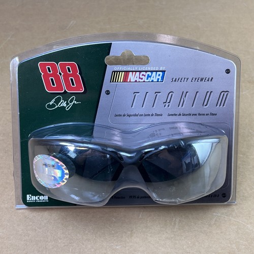 NEW - Nascar Dale Jr. # 88 Titanium Eyewear Safety Glasses Encon Scratch Coat