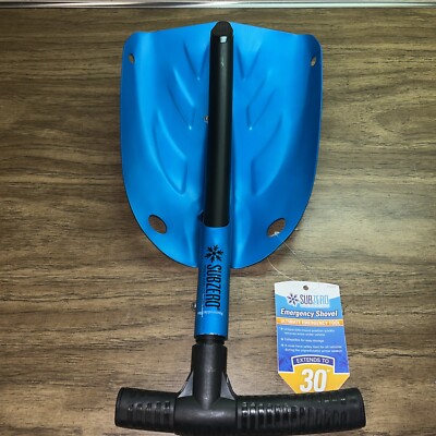 SubZero 17222 Collapsible Snow Shovel Light Weight Aluminum Emergency Shovel 30''