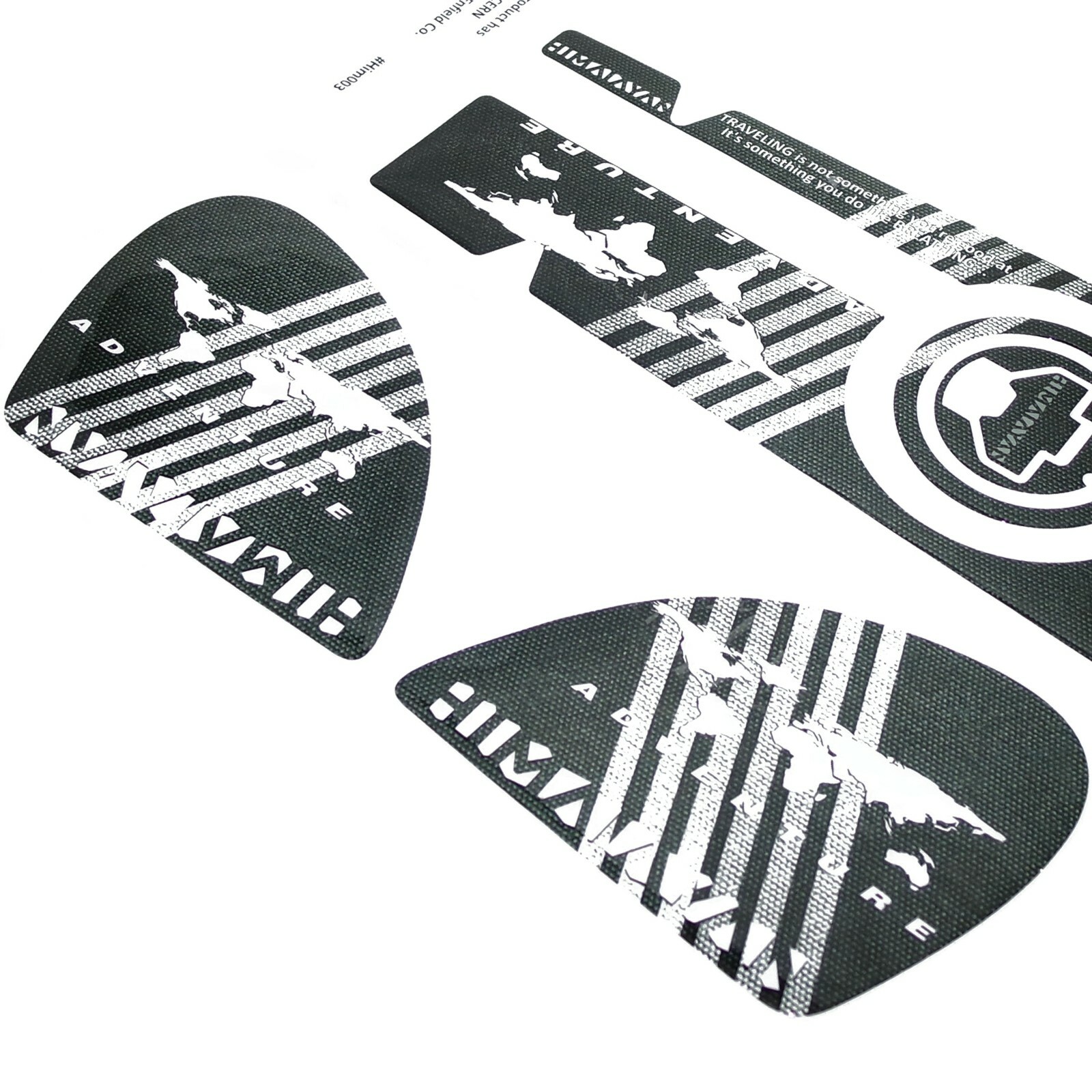 Fits Royal Enfield Himalayan Fuel Tank Cap Pad Sticker Protector Decal Set  