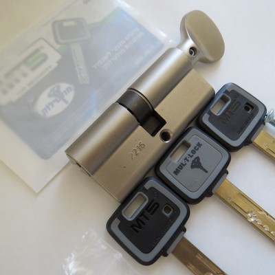  Mul-T-Lock MT5+ 70mm 35+35 Replacement Cylinder Cam lock euro profile Thumbturn