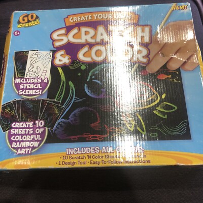 Create your own scratch and colors go great 