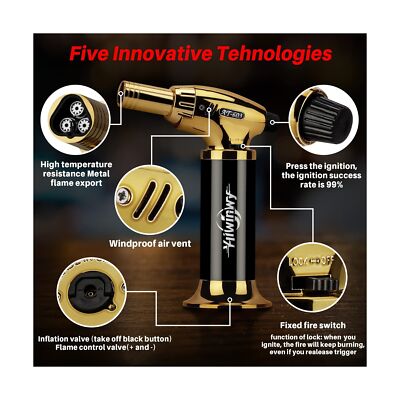 Yiiwinwy Cocktail Smoker Kit with Torch,Whiskey Smoker Kit,Bourbon/Drink/Old ...