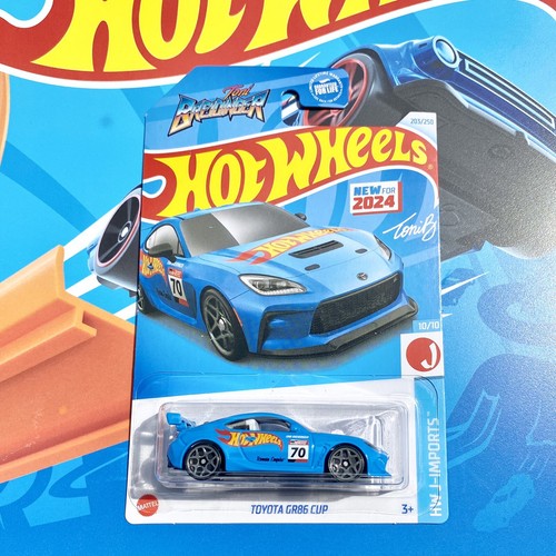 🔥Toni Breidenger 2024 Hot Wheels Toyota GR86 CUP Race Car