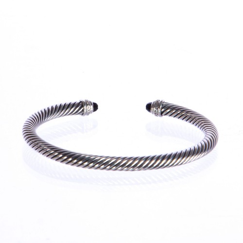 David Yurman Silver Bracelet Tiffany 925 stamped Jewelry Used From