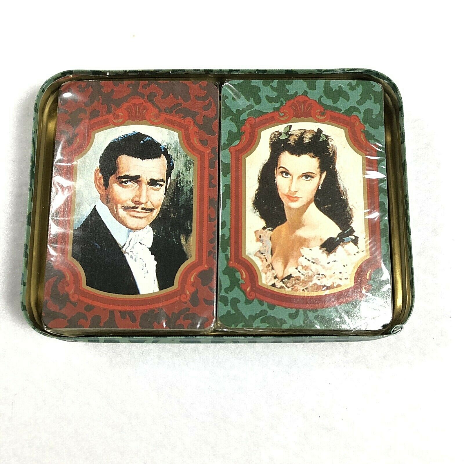 Gone With The Wind Playing Cards Factory Sealed in Tin By The Heirloom Tradition