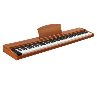 Full Size 88 Key Semi Weighted Digital Piano with MIDI Bluetooth Triple Pedals