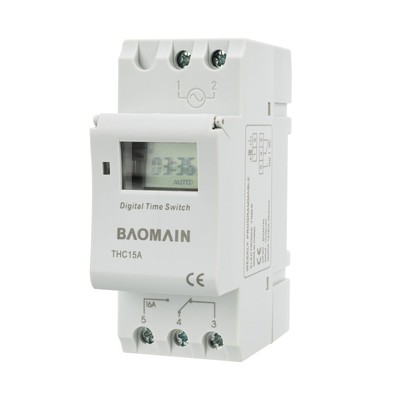 THC15A DC/AC 12V Digital LCD Power Programmable Timer Switch Relay 16A Amp