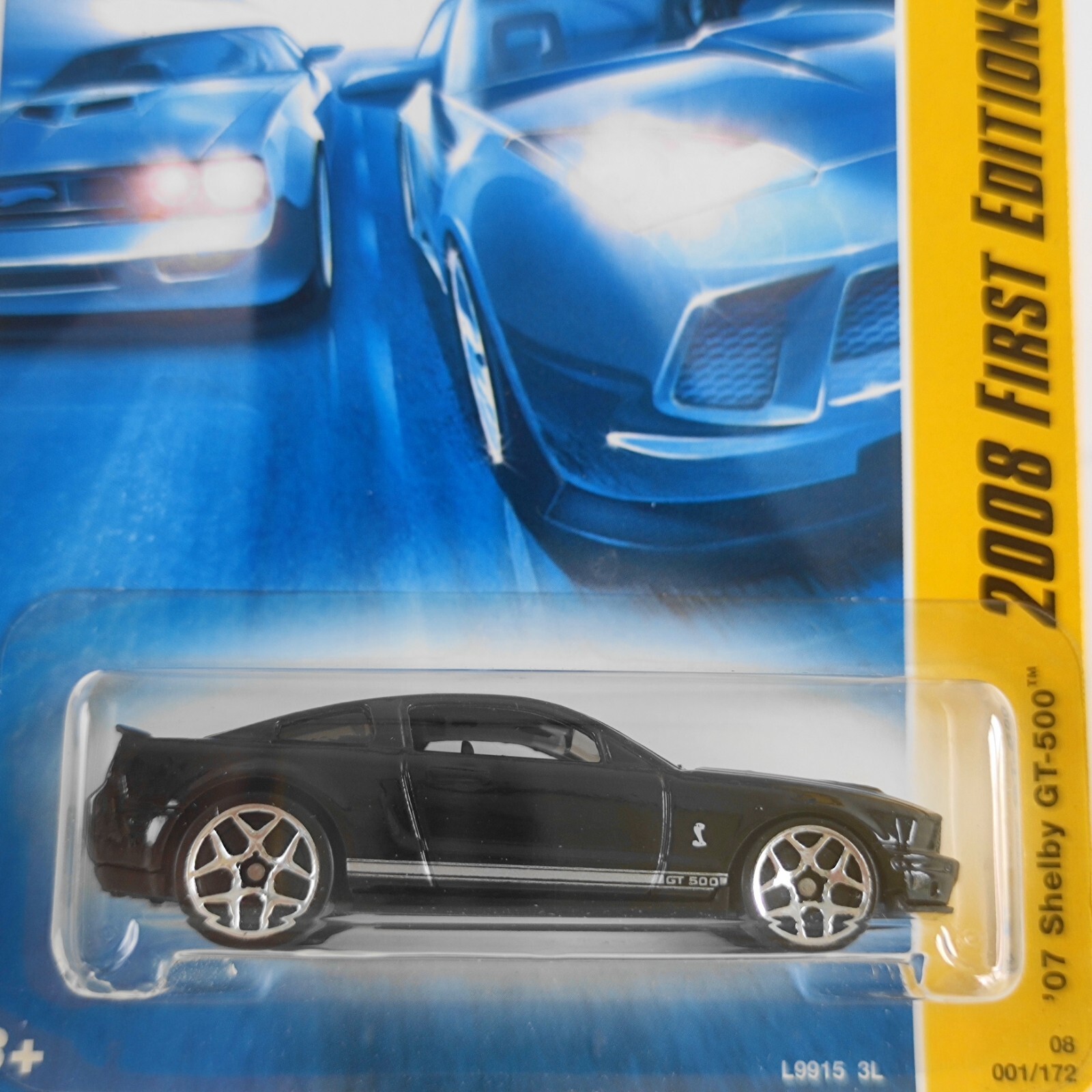 チ。 全巻セット HOT WHEELS 2008 #001 First Editions '07 Shelby GT-500 Black