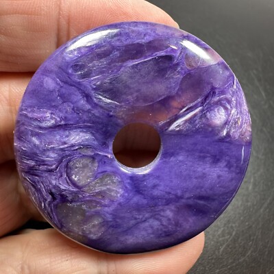 Charoite Crystal Donut Doughnut Russia 30 Grams