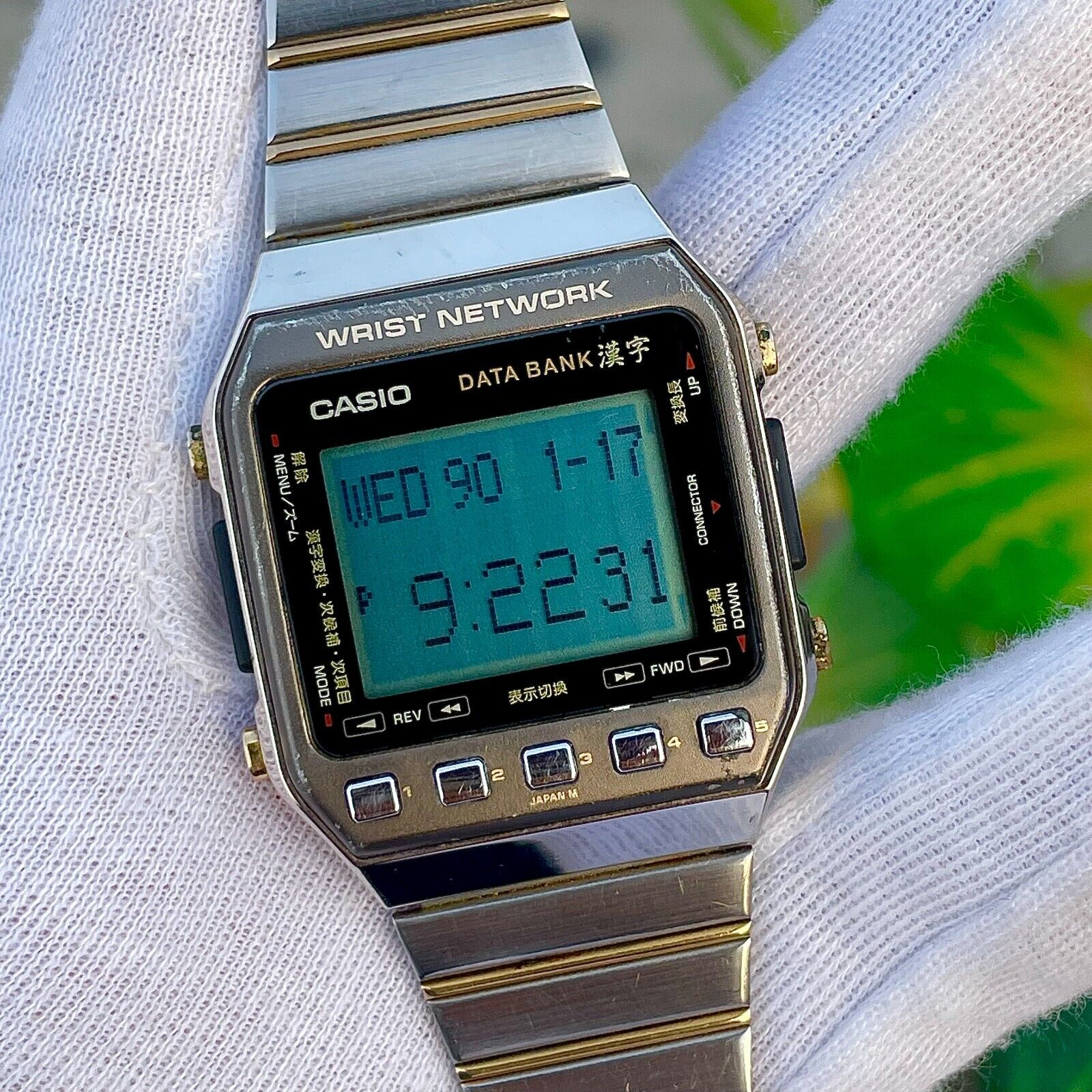 Vintage Casio Data Bank Kanji Wrist Network Digital Men's Vintage Casio Data Bank Kanji Wrist Network Digital Men's