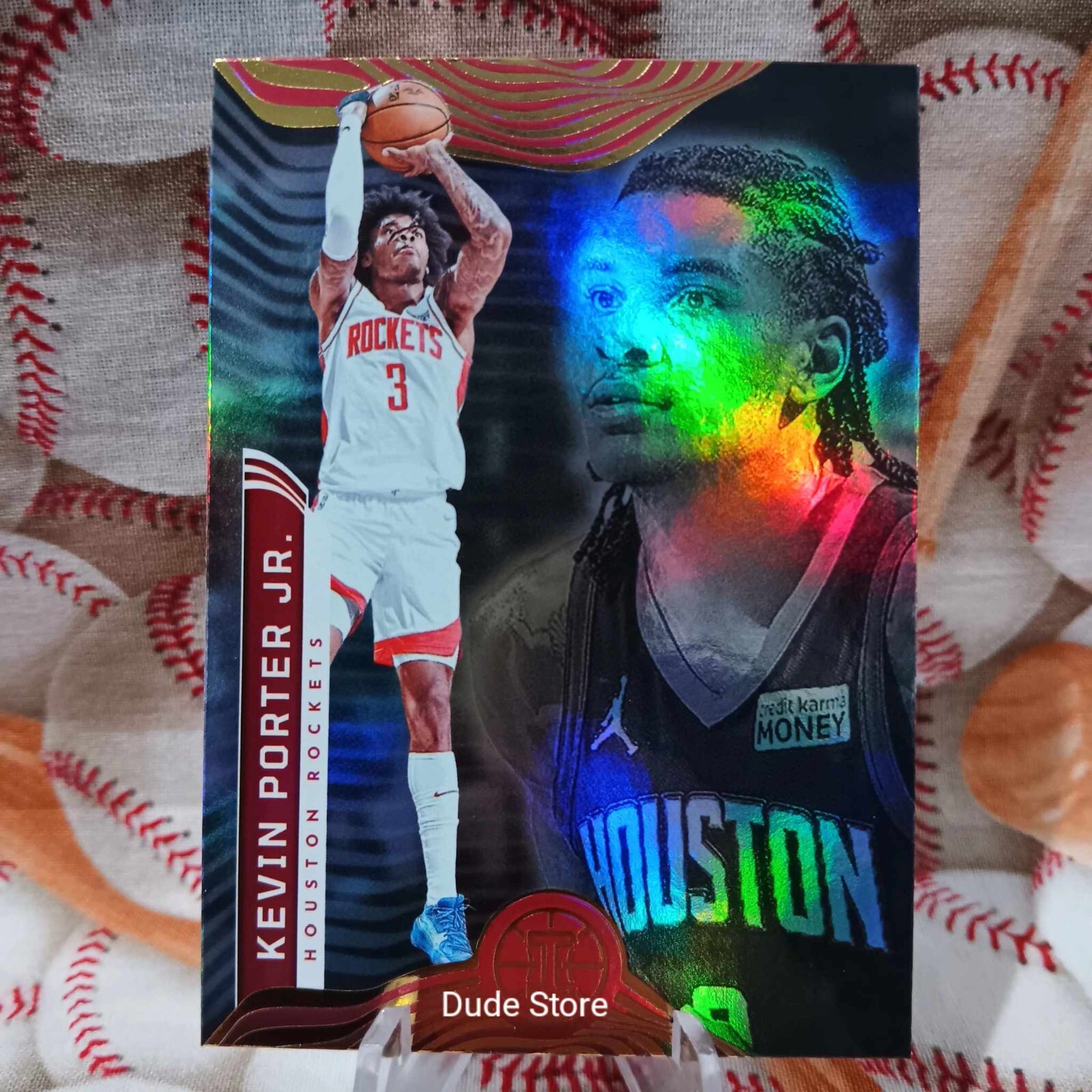 2021-22 Panini Illusions Rainbow Foil - Kevin Porter Jr #75