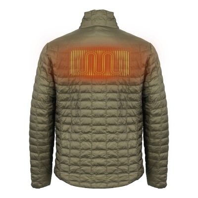 Pre-owned Mobile Warming Backcountry Men's 7.4v Battery Heated Jacket Morel In Xlarge Size In Multicolor