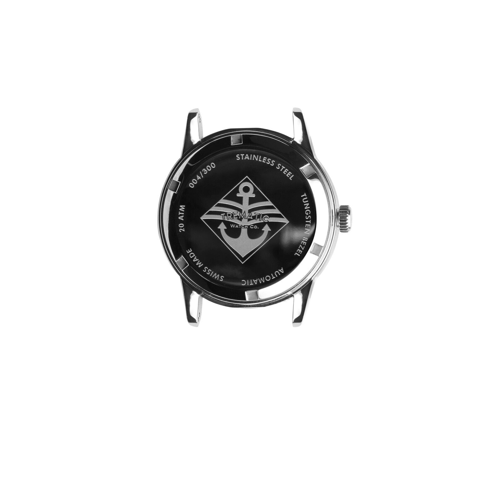 Pre-owned Trematic Men's 'ac 14' Blue Dial Black Apple Skin Strap Automatic Watch 1415121