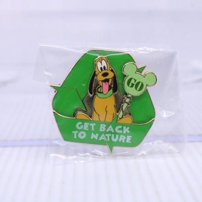 B1 Disney Parks LE 250 Pin Pluto Recycle Get Back To Nature Go Green