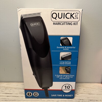 Wahl Quick Haircutting Kit Hair Clippers 10 Piece NEW Model 9314-1501