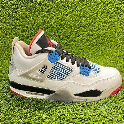 Nike Air Jordan 4 Retro What The Mens Size 9 Athletic Shoes Sneakers CI1184-146
