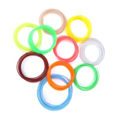 20 Colors 1.75mm PCL Filament Refills For 3D Printer Printing Pen Low