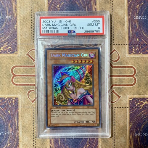 YuGiOh - PSA 10 Dark Magician Girl - MFC-000 1st Ed - Secret YuGiOh - PSA 10 Dark Magician Girl - MFC-000 1st Ed - Secret