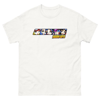 Hook-ups skate anime girls, retro, skateboarding T-shirt, designs