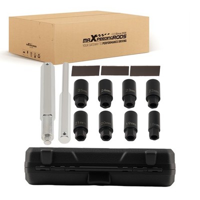 10x Chiave Per Rimuovere Dadi Antifurto Ruote - Set Utensili Per Gomme