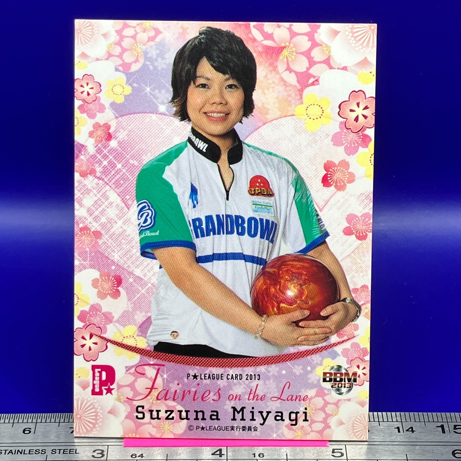 THE PRINCE OF bowling card vol.7 comp 9枚 Suzuna Miyagi 38 Women's Pro Bowling Card BBM 2013 P-League