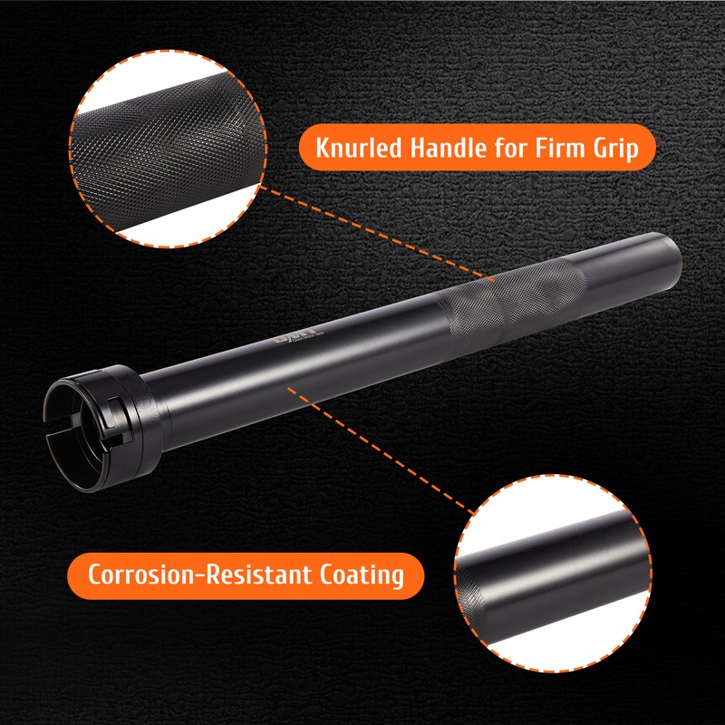 13pc Inner Tie Rod Removal Auto Tool Kit w 12 SAE & Metric Crowfoot Adapters US