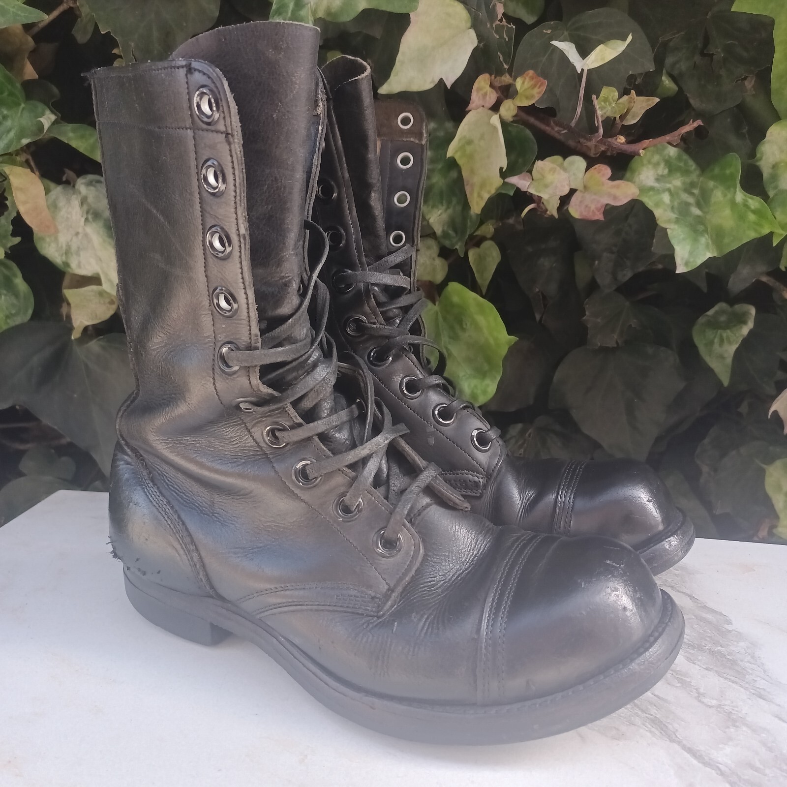 個人装備 US ARMY JUMP BOOTS US8.0W Good Year Welt Military Jump Boots Men's Size 5.5 W Black | eBay