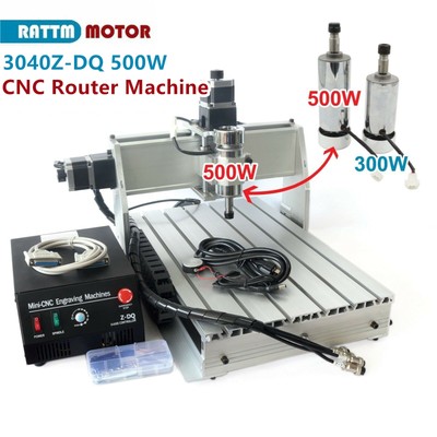 CNC 3040Z-DQ 3Axis Router 500W Engraving Machine Mach3 LPT Cutting DIY Machine