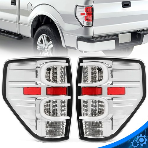 Прозрачные задние фонари с Левой и правой стороны для Пикапа Ford F150 2009-2014 Светодиодная трубка