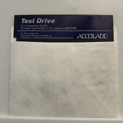 Test Drive (Commodore 64/128, 1987)