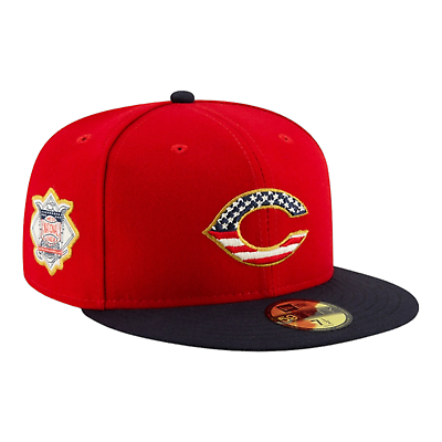 New Era Cincinnati Reds MLB 59Fifty 2019 OF 4th of July Fit Hat