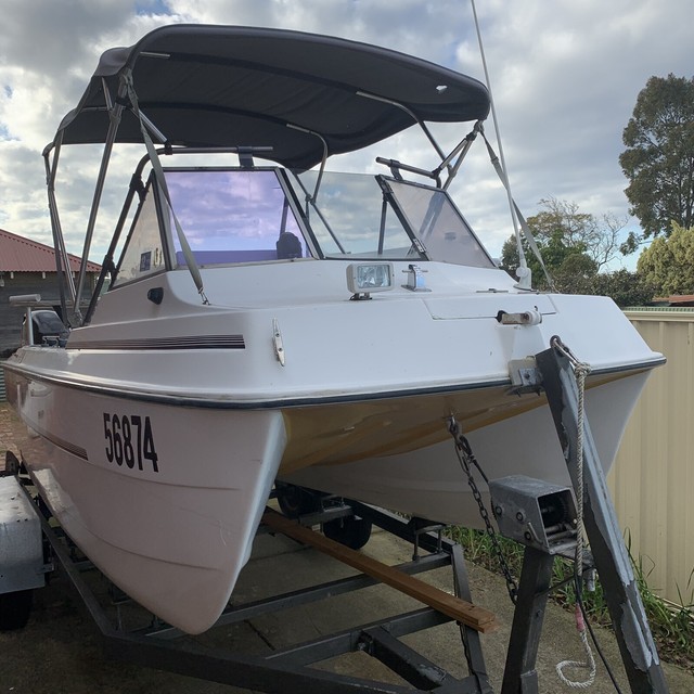 Markham Whaler 4.9m Twin Mercury 60Hp 4str Motorboats