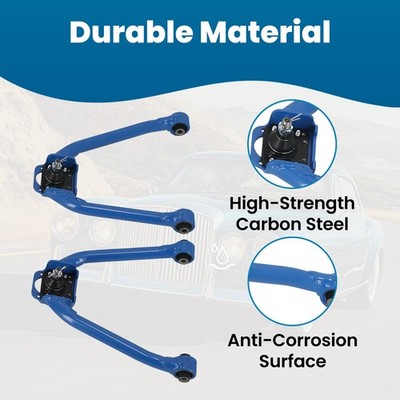 Pair Adjustable Front Upper Camber Arms Kit for Infiniti G35 Coupe 2003-2007