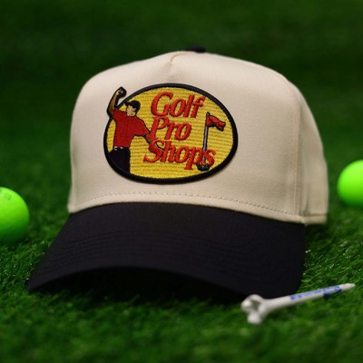 5 Panel Golf Pro Shops Snapback Two Tone