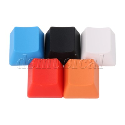 5 Pcs Keycaps for Keyboard Black White Red Blue Orange-Red 5 Colors Set