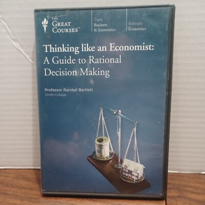 Great Courses - Thinking Like An Economist: Rational Decision Making 6 CDs set!!