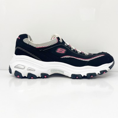 

Skechers Womens D Lites 11860 Черная повседневная обувь Кроссовки Размер 7, Черный, D Lites