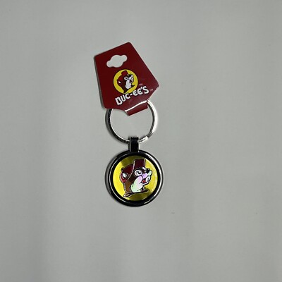 Buc-ees Collectible  Buc-ee Logo Metallic Keychain