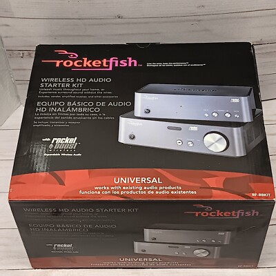 New Rocketfish Wireless Universal HD Audio Starter Kit RF-RBKIT Surround Sound