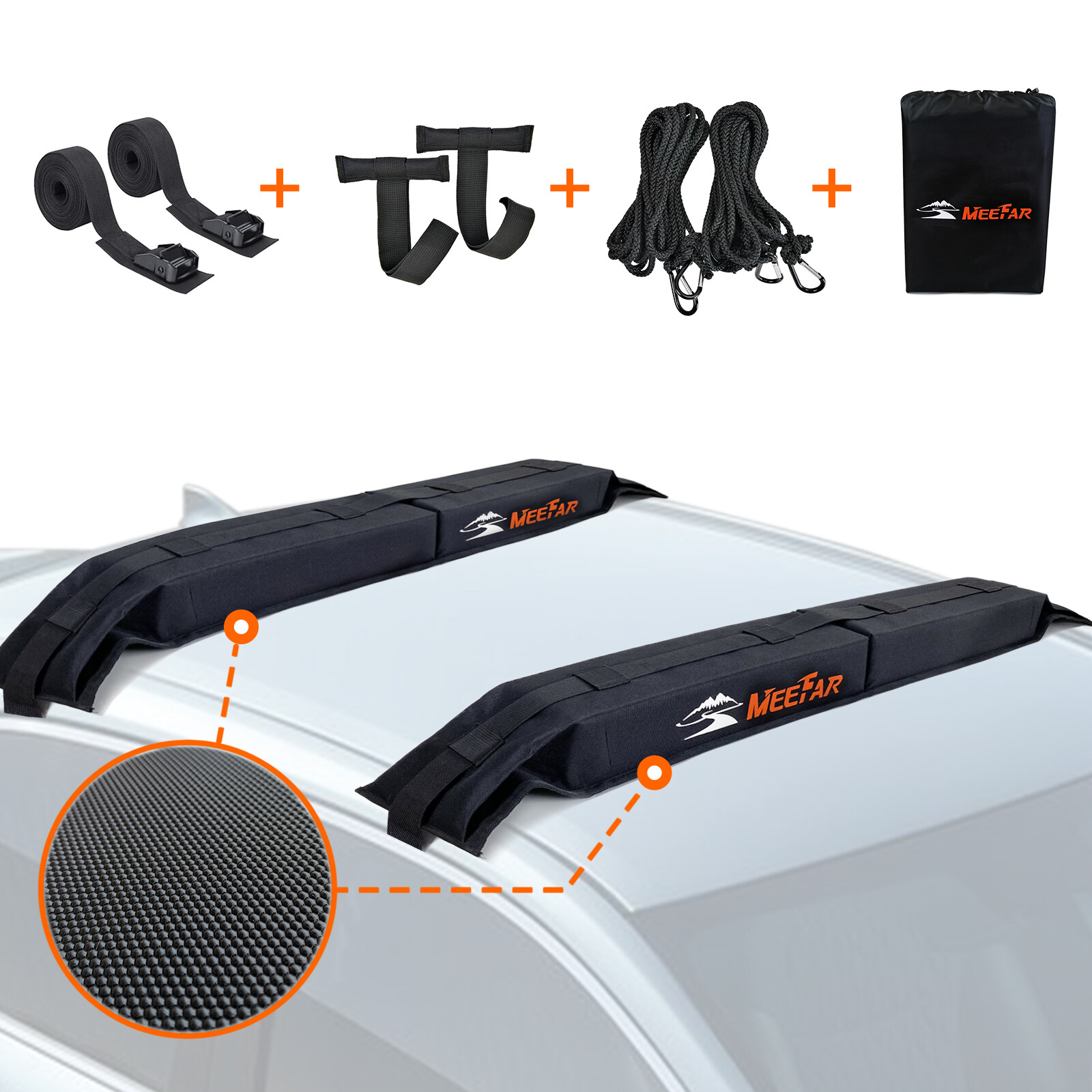Pads Luggage Carrier For Kayak Surfboard Sup Canoe