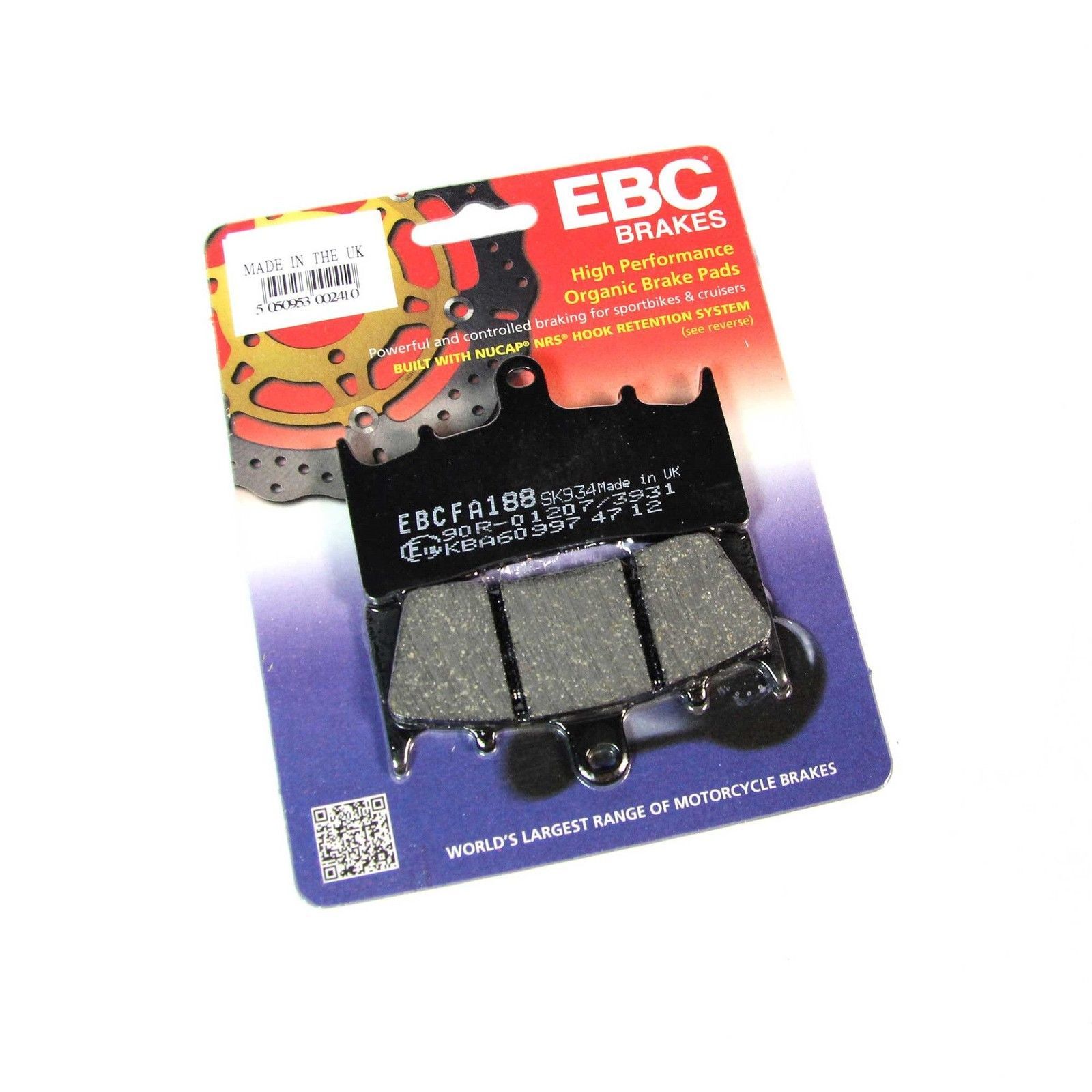 Motorrad-Bremsbeläge für EBC