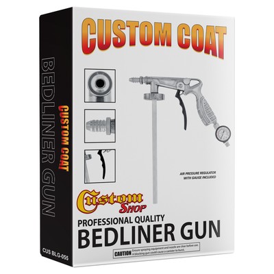 U-POL Raptor Black Urethane Spray-On Truck Bed Liner Spray Gun, 4 Liters