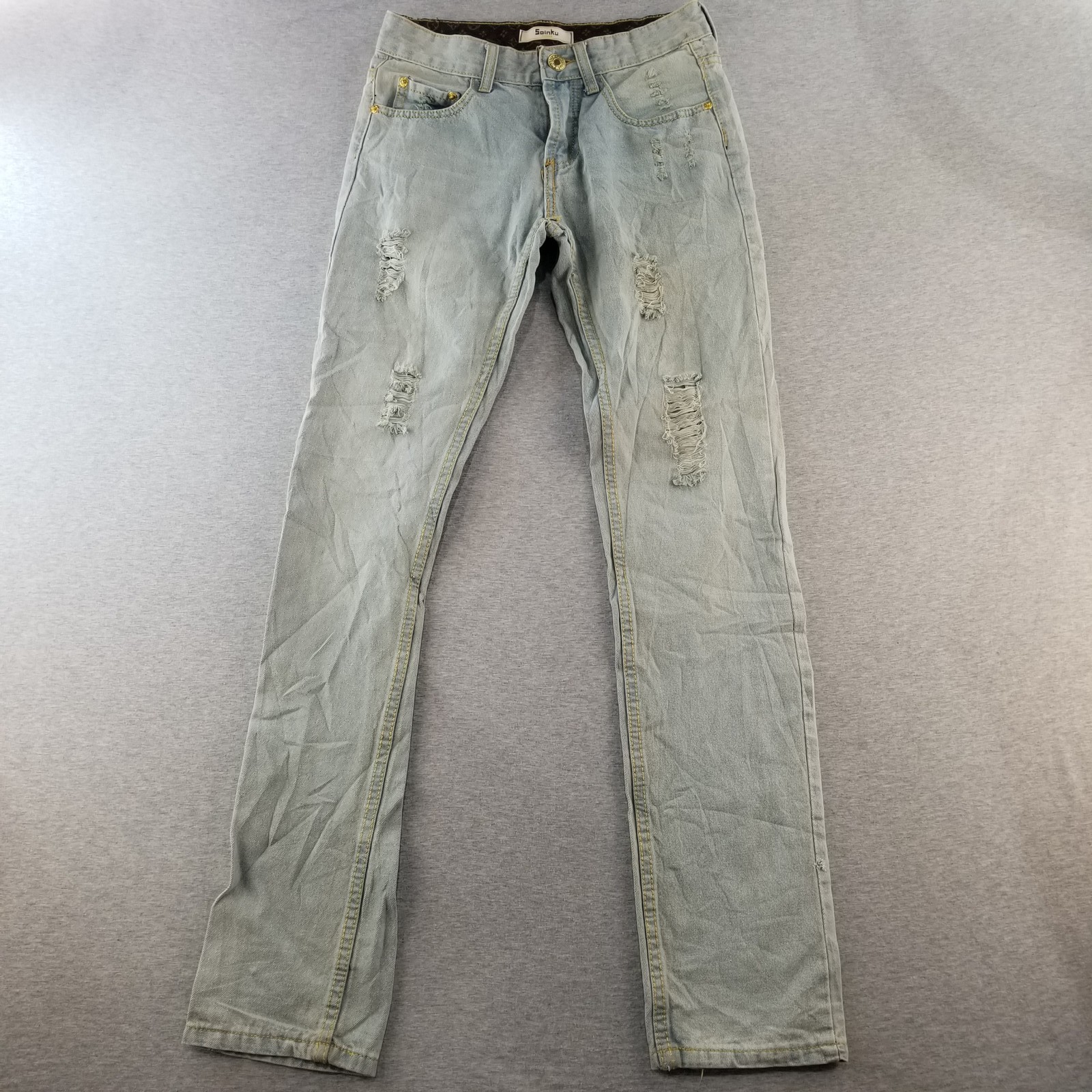 So Inku Jeans Women's Sz 28 Light Wash Normcore Cute Trendy Stylish Nice