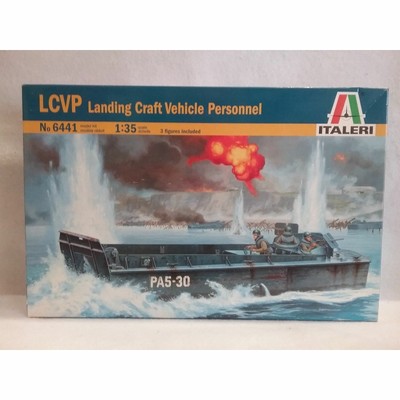 1/35 Scale Italeri 6441 LCVP Landing Craft Vehicle Personnel