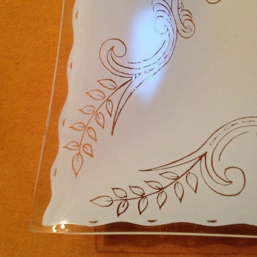 Mid-Century Square Frosted Glass Ceiling Light Shade Opaque White 12