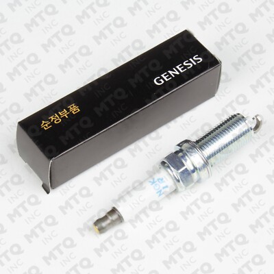 (1PC) Genuine Spark Plug 18852-09070 compatible with Select Genesis Hyundai Kia