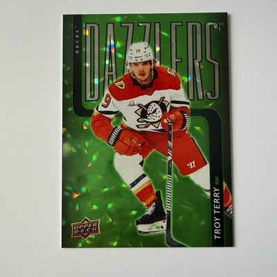 2025 Upper Deck Series 2 #DZ-62 Troy Terry Dazzlers Green