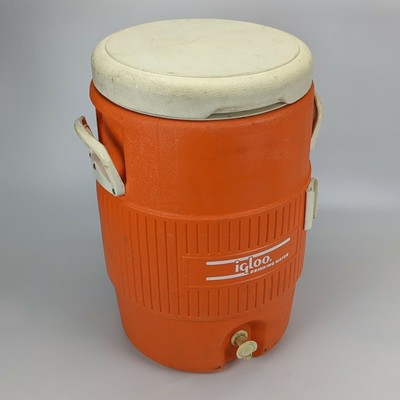 Igloo 5 Gallon Heavy Duty Water Cooler - orange drink 18L