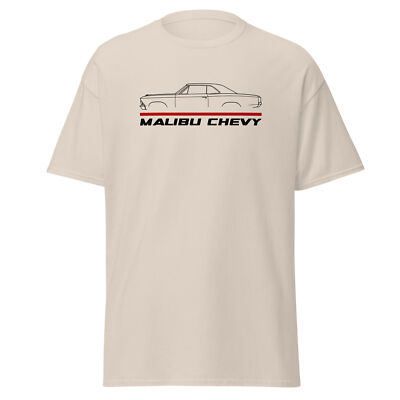 T-shirt For Chevrolet Malibu 1966 Chevy Fans